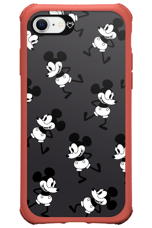 Iconic Mouse (antracite pattern) - Apple iPhone SE 2022