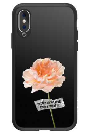 Flower Black - Apple iPhone X