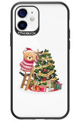 Christmas Bear (Transparent) - Apple iPhone 12