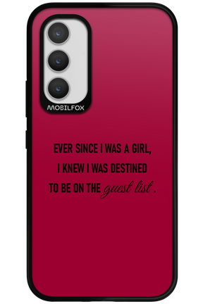 Guest List - Samsung Galaxy A34