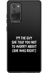 She was right - Samsung Galaxy Note 20