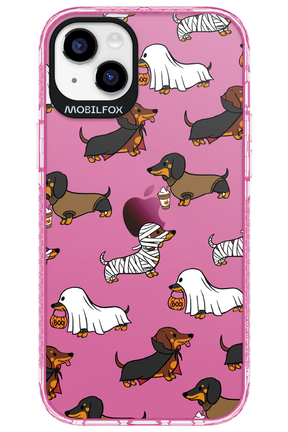 Scary Dachshund (Transparent) - Apple iPhone 14 Plus