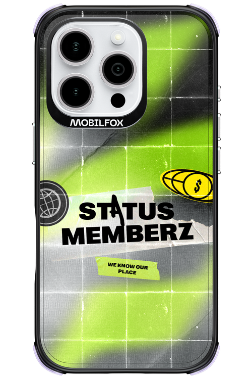 Status Memberz - Apple iPhone 16 Pro