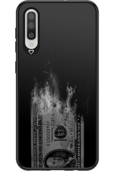 Money Burn B&W - Samsung Galaxy A50