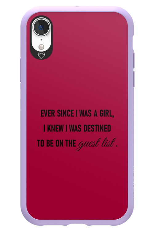 Guest List - Apple iPhone XR