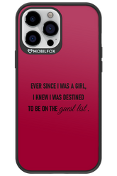 Guest List - Apple iPhone 13 Pro Max