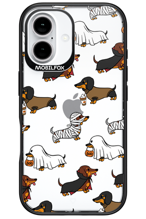 Scary Dachshund (Transparent) - Apple iPhone 16