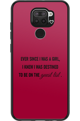 Guest List - Xiaomi Redmi Note 9