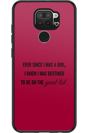 Guest List - Xiaomi Redmi Note 9