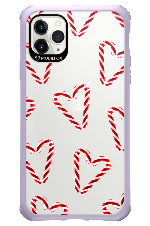 Candy Cane Hearts - Apple iPhone 11 Pro Max