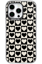 Checkered Heart - Apple iPhone 15 Pro Max