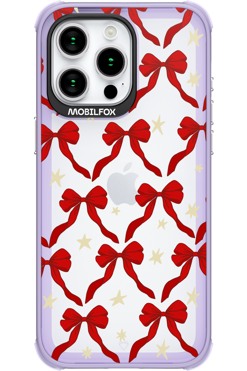 Bow & Stars (Transparent) - Apple iPhone 15 Pro Max