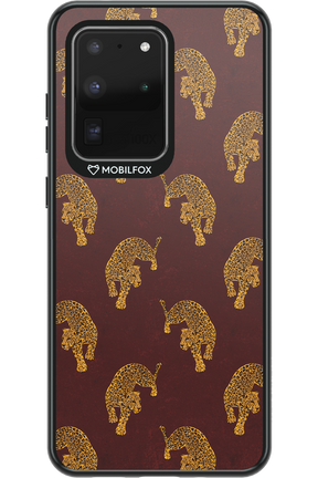 Burgundy Leopard Pattern - Samsung Galaxy S20 Ultra 5G