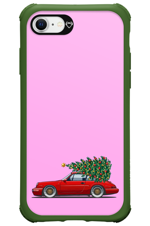 XMAS Car Pink - Apple iPhone 8