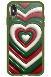 XMAS Hearts - Apple iPhone XS Max