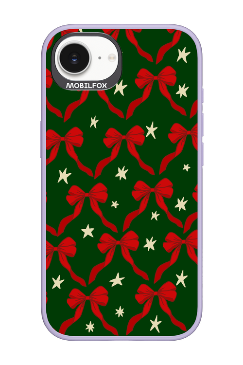 Bow & Stars (Green) - Apple iPhone 16e