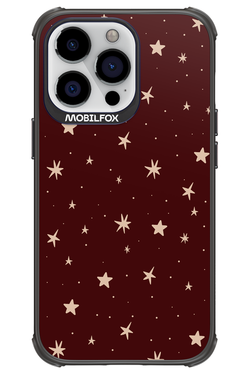 Burgundy Stars - Apple iPhone 13 Pro