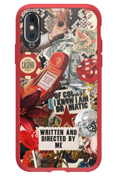 RED VINTAGE - Apple iPhone X