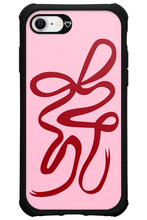Burgundy Bow - Apple iPhone SE 2022
