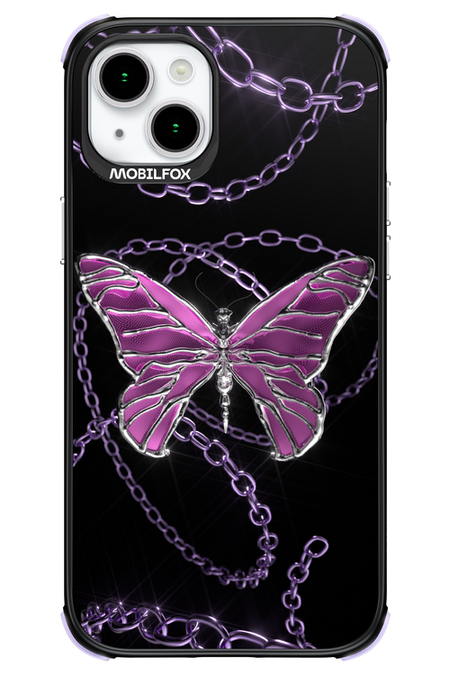 Butterfly Necklace - Apple iPhone 15 Plus