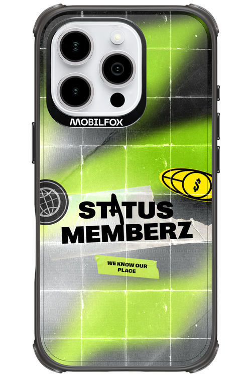 Status Memberz - Apple iPhone 16 Pro