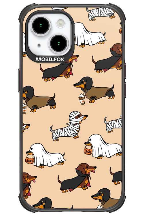 Scary Dachshund - Apple iPhone 15