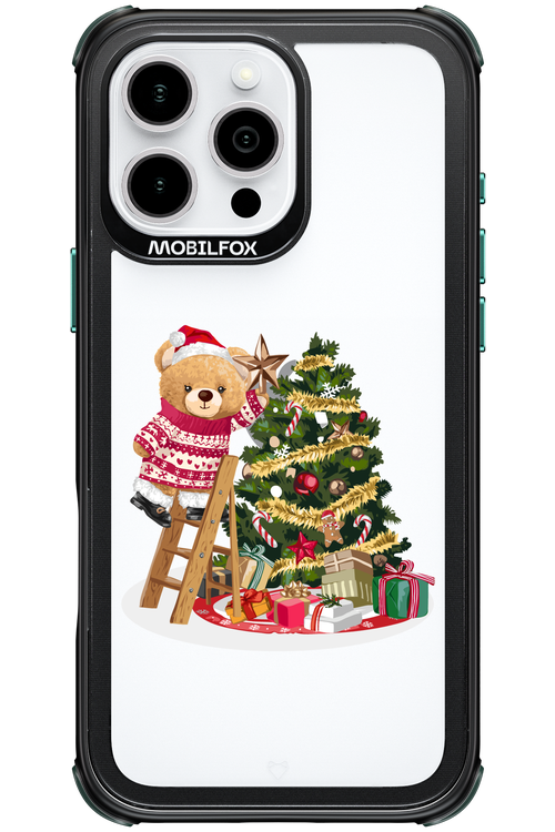 Christmas Bear (Transparent) - Apple iPhone 16 Pro Max