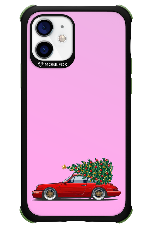 XMAS Car Pink - Apple iPhone 12