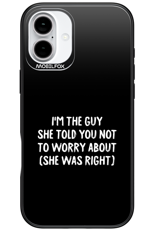 She was right 2.0 - Apple iPhone 16 Plus