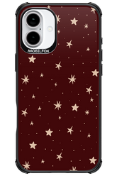 Burgundy Stars - Apple iPhone 16 Plus