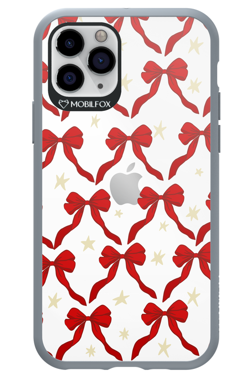 Bow & Stars (Transparent) - Apple iPhone 11 Pro