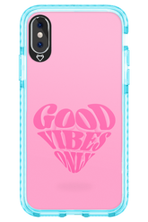 Good Vibes Heart - Apple iPhone XS