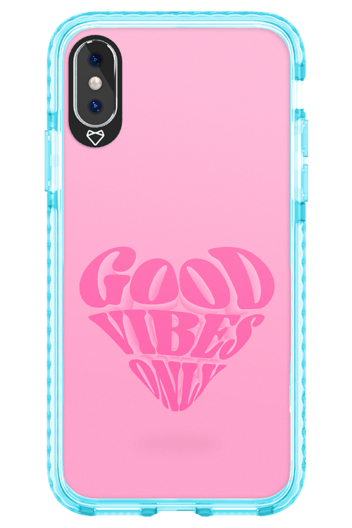 Good Vibes Heart - Apple iPhone XS