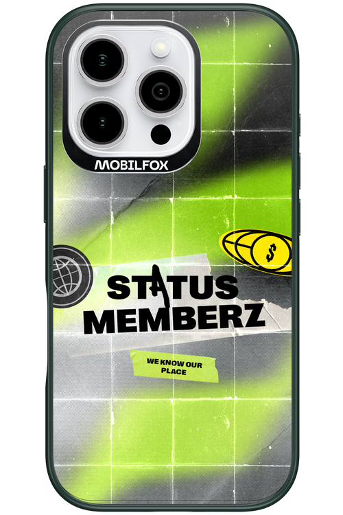 Status Memberz - Apple iPhone 16 Pro
