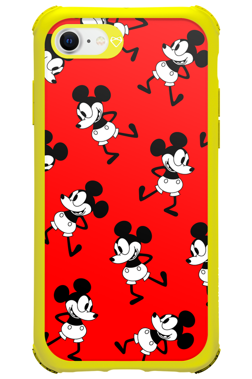 Iconic Mouse (red pattern) - Apple iPhone SE 2022