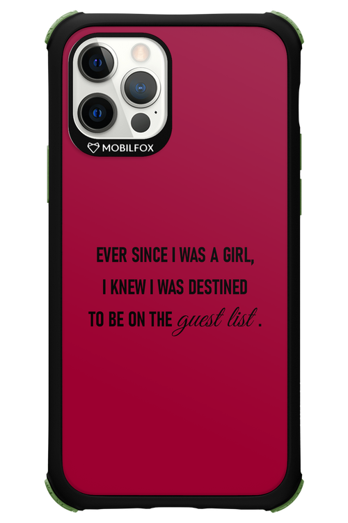 Guest List - Apple iPhone 12 Pro