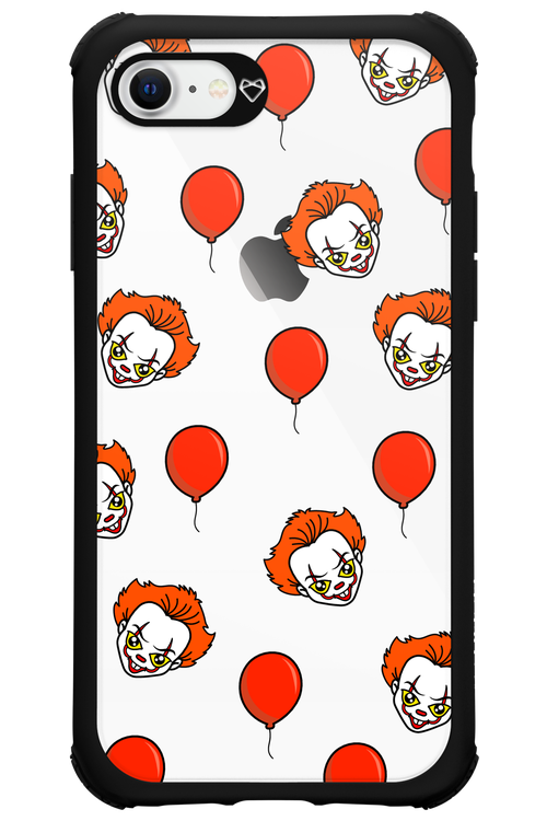 Mystery Clown (Transparent) - Apple iPhone 8