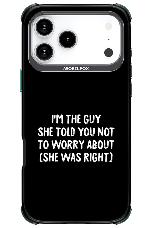 She was right 2.0 - Apple iPhone 17 Pro Max