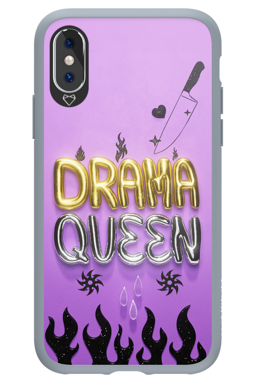 Drama Queen Purple - Apple iPhone XS