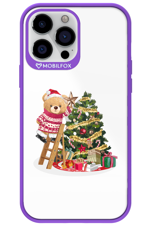 Christmas Bear (Transparent) - Apple iPhone 13 Pro Max