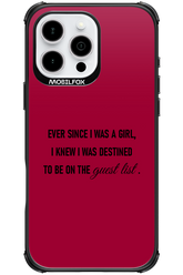 Guest List - Apple iPhone 16 Pro Max