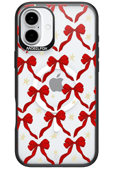 Bow & Stars (Transparent) - Apple iPhone 16 Plus