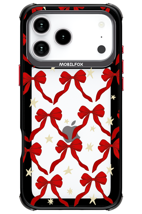 Bow & Stars (Transparent) - Apple iPhone 17 Pro Max