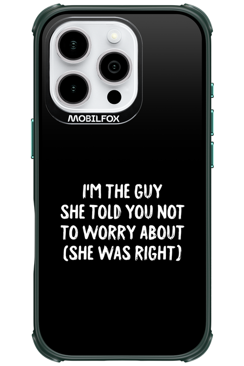 She was right 2.0 - Apple iPhone 16 Pro