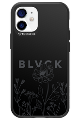 Black Flowers - Apple iPhone 12 Mini