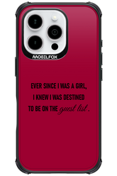 Guest List - Apple iPhone 16 Pro