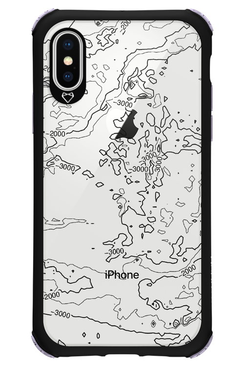 Contour Map - Apple iPhone X