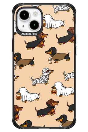 Scary Dachshund - Apple iPhone 15 Plus