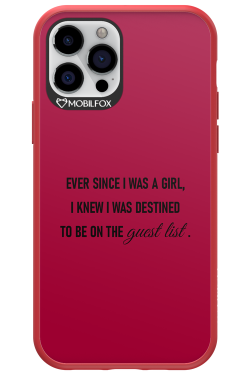 Guest List - Apple iPhone 12 Pro