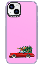 XMAS Car Pink - Apple iPhone 15 Plus